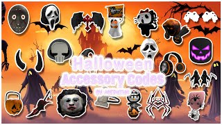 Berry Avenue Spooky Halloween Accessory Codes Bloxburg amp Brookhaven RP codes roblox scary story [upl. by Liagiba191]