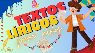 Los textos líricos para niños La palabra hecha poesía [upl. by Vas]