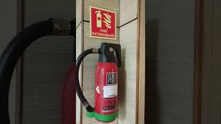 Clean Agent Stored Pressure Type First aid portable fire extinguisher 🧯 shekhar firefighter 2 [upl. by Nhguavoj]