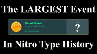 Nitro Types LARGEST Achievement [upl. by Aniala392]