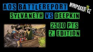 Age of Sigmar Battle Report Deepkin vs Sylvaneth 2500 Pts 2 Edition [upl. by Yemac]