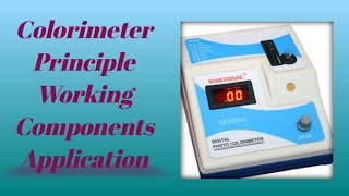 Colorimeter  Its Principle Working Components Applications [upl. by Eimmak]