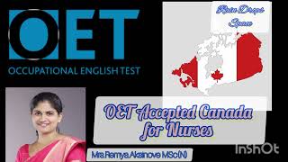 OET Canada For Nurses 2024 [upl. by Rawdan]