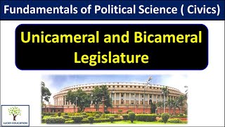 Unicameral and Bicameral Legislature  Indian Polity [upl. by Yznel111]