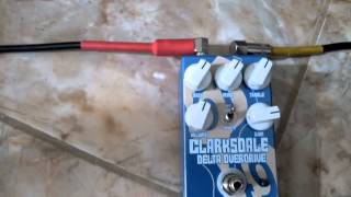 Wampler Clarksdale Delta Overdrive Test [upl. by Ruskin109]