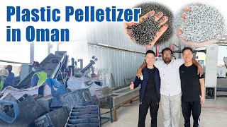 Plastic Pelletizer in Oman  Plastic Granules Manufacturing Process [upl. by Yuh]