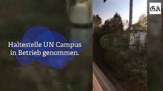 Haltestelle Bonn UN Campus in Betrieb [upl. by Prissy]