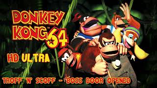 Donkey Kong 64 Troff ‘N’ Scoff  Boss Door Opened HD [upl. by Thagard]