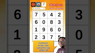 Carta Ramalan 4D Prediction Gd Lotto 101124  Dato Chai ramalan4d gdlotto4dchart 9lotto4D [upl. by Bondy]