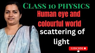 human eye and colourful world  scattering of light  class 10 physics NCERT malayalam [upl. by Namor]