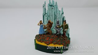 2011 Optimistic Voices Wizard of Oz Hallmark Ornament [upl. by Acsehcnarf943]