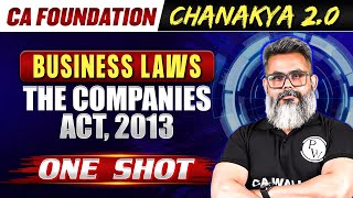 Business Laws The Companies Act 2013  CA Foundation Chanakya 20 Batch 🔥 [upl. by Ttesil786]