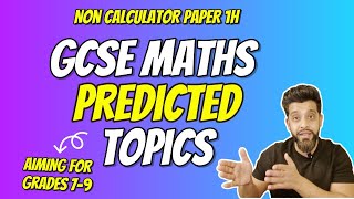 2024 GCSE Maths Predicted Topics Non Calc Paper 1H [upl. by Yelyak]