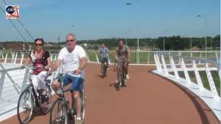 Floating Bicycle Roundabout in Eindhoven Netherlands 209 [upl. by Anirret]