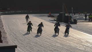 Eisspeedway WM in Berlin Training Super Slow Mo 5 [upl. by Winna903]