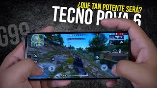 TECNO POVA 6 Test de POTENCIA y RENDIMIENTO│Prueba de JUEGOS y CALENTAMIENTO│Helio G99 Ultimate [upl. by Ahsiekram]