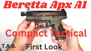 FIRST LOOK Beretta APX A1 Compact Tactical TAB [upl. by Dermott]