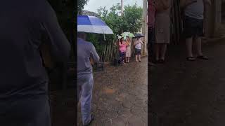 Culto na rua neste sábado dia 26 de outubro em Colatina ES T com céus abertos e a chuva caiu [upl. by Eirahs]