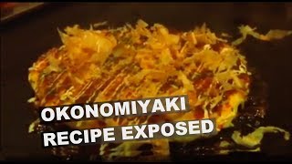 Osakas secret recipe EXPOSED okonomiyaki [upl. by Eimyaj]