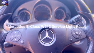 Mercedes W212 Service Reset  E Class E350 E550 Service Exceeded [upl. by Iong]