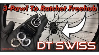 DT Swiss Ratchet Freehub Body Conversion [upl. by Vas]