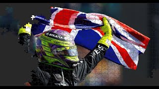 Lewis Hamilton Puzzle Time Lapse 500pcs [upl. by Kinnard]