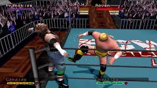 Raven vs Shane Douglas ECW Blackout Edition Gameplay [upl. by Ihsir]