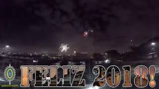 FELIZ 2018 Queima de Fogos no Lindóia [upl. by Peskoff]