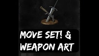 Dark Souls III Farrons Greatsword Move Set [upl. by Ylak421]