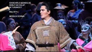 Nessun Dorma Giancarlo Mosalve Turandot Debut May 2014 [upl. by Bibah]