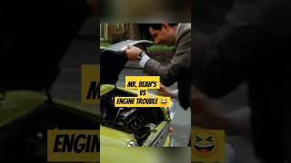 Mr Beans way of fixing a broken down car shorts comedy funnyvideo humor [upl. by Airakaz]