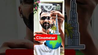 What is clinometer  what is Indian clinometer height and distance trigonometry class10 shortsfeed [upl. by Nadnerb]