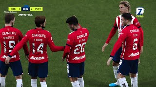 CHIVAS RECIBE A PUMAS EN UN PARTIDAZO NO CREERÁS LO QUE PASA AL FINAL [upl. by Petras]