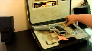 REAL Desert Eagle Unboxing Brushed Chrome 50 AE [upl. by Aciraj]