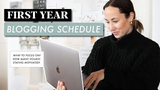 My First Year Blogging Schedule  Advice from a 6Figure Blogger  By Sophia Lee Blogging [upl. by Warrin]