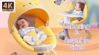 Unboxing amp Assemble Video  Automatic Baby Swing Rocker at Rs6822 [upl. by Llesig119]