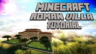 Minecraft Roman Villa Tutorial Part 1 [upl. by Ruon]