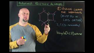 Naming Bicyclic Alkanes [upl. by Akimehs]