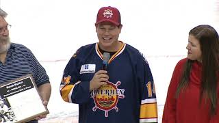 Rivermen HOF induction of Butch Kaebel Norm Ulrich Sr [upl. by Borlow]