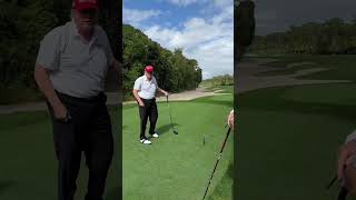 Donald Trump brags that his granddaughter Kai gets her golfing skills from him 🤣 [upl. by Joline]