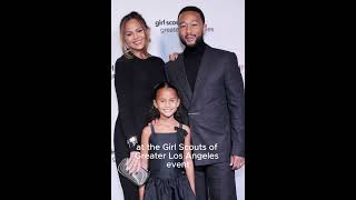 Chrissy Teigen amp John Legend’s Family at Girl Scouts Event 🌟chrissyteigen [upl. by Kirkpatrick]