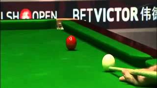 Ronnie OSullivan left handed deep screw shot [upl. by Enilorac278]