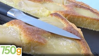 Recette de Tarte Amandine aux poires rapide  750g [upl. by Rehpoitsirhc]