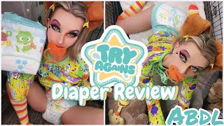 TryAgains Diaper Review  New Cloth Backs [upl. by Odinevneib]