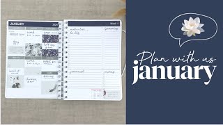 Personal Planner January Plan with us [upl. by Best405]