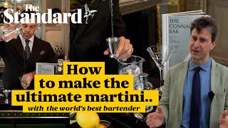 How to make the ultimate martini mixing the classic cocktail with the worlds best bartender [upl. by Aneerehs]