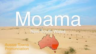 How To Pronounce Moama NSW [upl. by Eki]