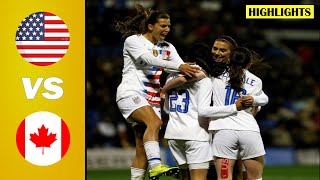 FINAL  USA vs Canada  Extended Highlights  2018 CONCACAF Womens Championship [upl. by Akiras]