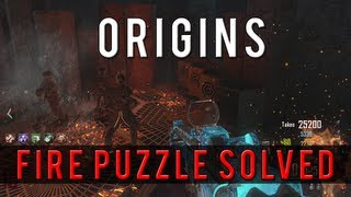 ORIGINS  How to Solve the Fire Staff Puzzle in Origins Black Ops 2 Zombies [upl. by Seiter]