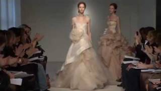 Vera Wang Spring 2012 Bridal Collection Runway Show  NYBFW [upl. by Carson]